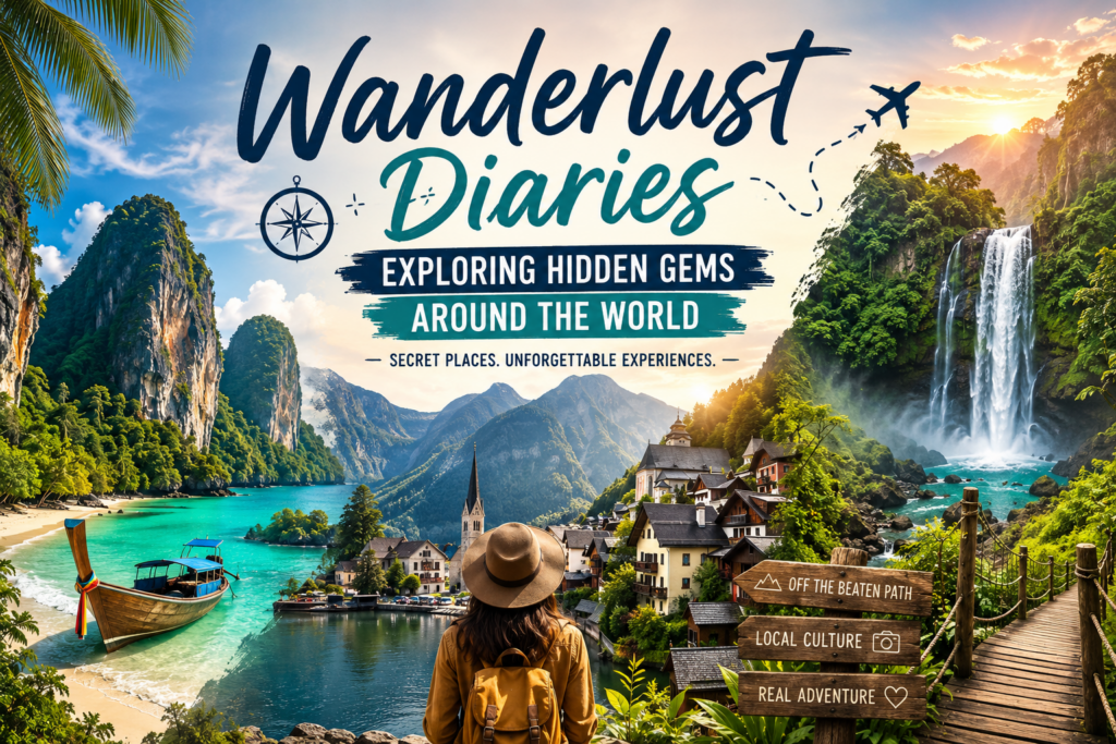 Wanderlust Diaries: Exploring Hidden Gems Around the World