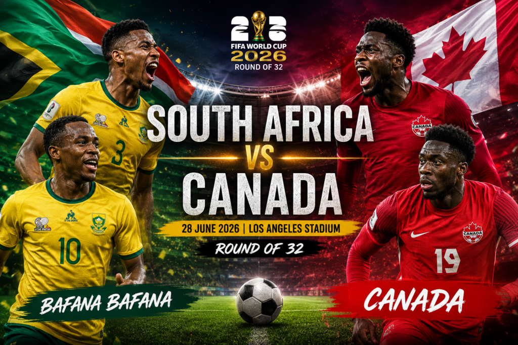 Bafana Bafana vs Canada: South Africa Chasing More World Cup History