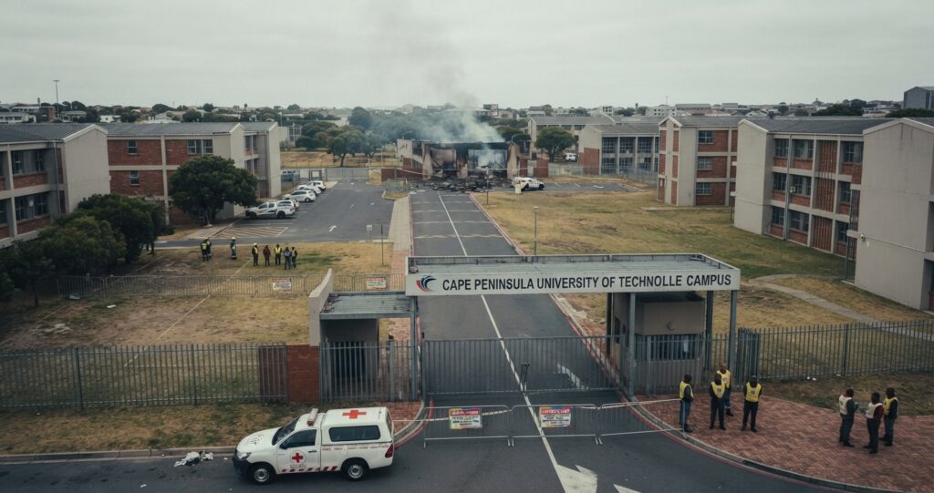 CPUT Emergency Evacuation: All Campuses Closed and Student Residences Cleared After Arson Attack