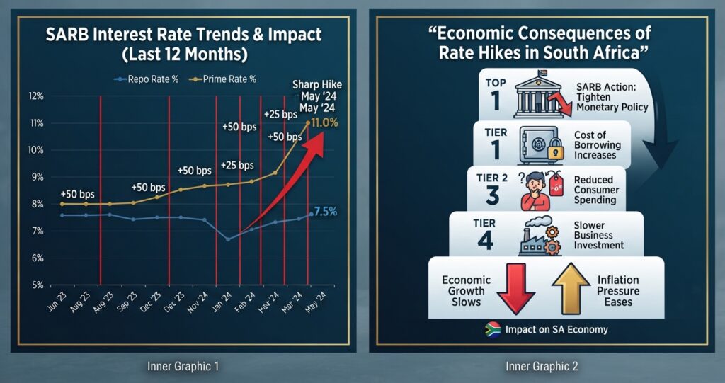 Reserve Bank Hikes Interest Rates in South Africa: What It Means for the Economy and Consumers