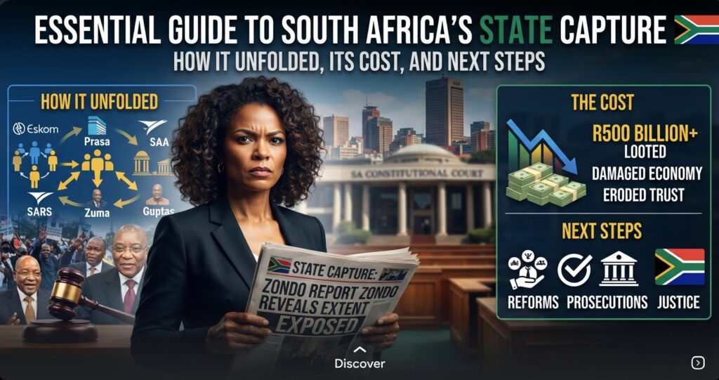 Essential Guide to South Africa's State Capture: How It Unfolded, Its Cost, and Next Steps